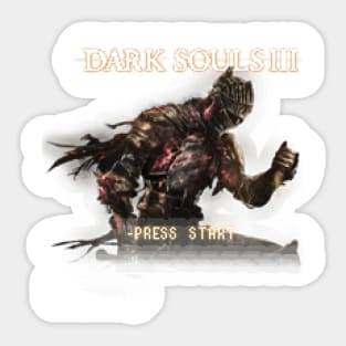 Dark Souls 3 Retro Game Sticker